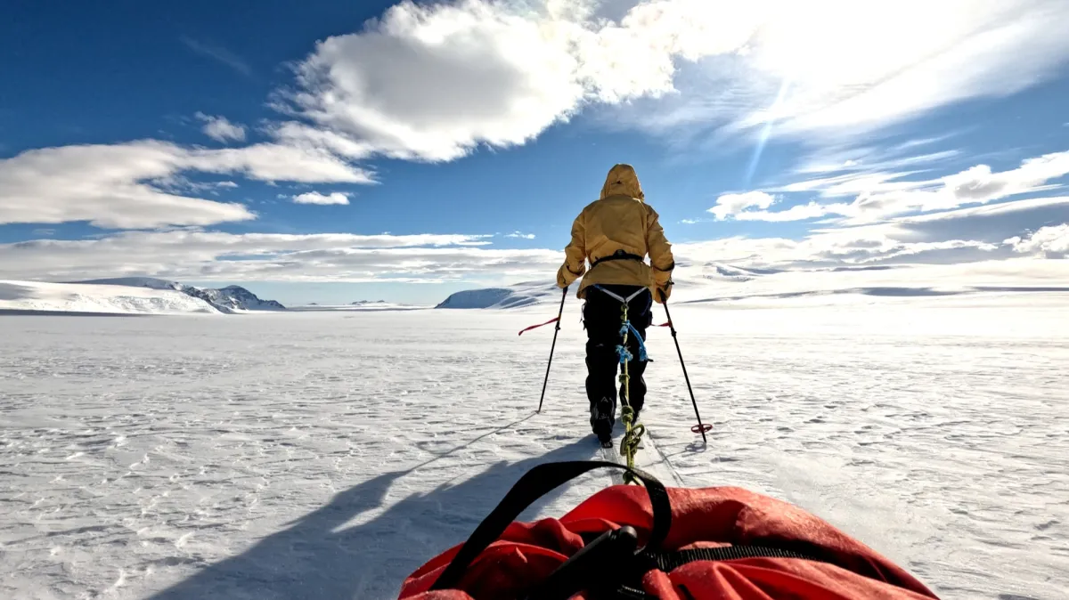 ALONE IN ANTARCTICA